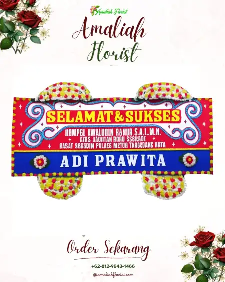 Papan Bunga Ucapan Selamat Danamulya
